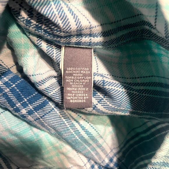 Bonobos Flannel Shirt Men 2XL Multicolor Plaid Cotton Stretch Slim Fit Button Up - Picture 6 of 9